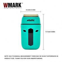 WMARK Professional Shaver Portable Beard Trimmer Electric Reciprocating Shaver Rechargeable Men's Razor NG-984A - Multicolor - View 10