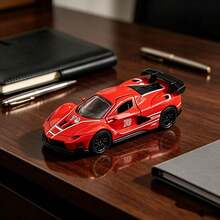 1pc Alloy Model Car, Openable Doors, Zinc Alloy Die-Cast Manufacturing Process, Suitable For Collection, Display, Home Decor, Party Decoration, Toy Car Collection - Multicolor - View 2