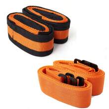 [Heavy Duty Lifting Straps] 2 Person 800 Lbs Lifting Straps - Shoulder Lifting Straps For Moving Furniture, Appliances, Mattresses Or Any Items - Orange - Orange - View 9