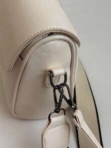 Retro Korean Style Women's Shoulder Bag Casual Versatile Crossbody Bag Spring 2026 Fashion PU Leather Bags - White - View 9