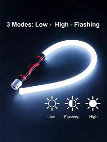 New Flexible Silicone LED Strip Light High Lumens LED Flashlight Stick Professional Work Light Portable Tool For Car Repair - A - View 3