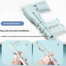 Soft Silicone Charging Cable Protector Compatible With Various Phone Charging Cables, Anti-Breakage Cable Protector, Cable Connector Protector, Prevents Cable Breakage - Multicolor - View 5