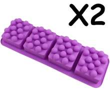 4-Cavity Massage Soap Silicone Mold, Rectangular Raised Texture Design For Handmade Soap, Bath Bars, Shampoo Bars & Aromatherapy Soap, Easy Release - Multiple Styles - View 16