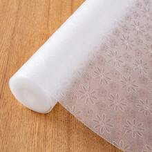 1pc Waterproof & Oil-Proof Transparent Kitchen Cabinet And Shelf EVA Liner, White Snowflake Pattern, Easy To Clean Surface, Scratch-Resistant, Splash-Proof, Suitable For Drawers, Vanity, Cabinets, Pantry Organization - Transparent Protective Film, Non-Slip, Waterproof, Oil-Proof, Elegant Snowflake Design, Suitable For Kitchen Use - Multicolor - View 7