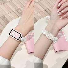 1pc Watch Band + 1pc Silicone Protective Case (Combo Set) Multi-Functional Daily Watch Band, Fashion Headband Design, Compatible With Huawei 11pro/11/10/9/8, Quick Release Button Design, Supports NFC Version Sharing, Compact And Exquisite, Smart Sports Accessory - Multicolor - View 6