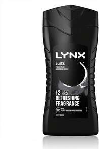 LYNX SHOWER GEL BLACK 225ml - Sandalwood - View 1