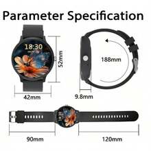 ZhiKexing 1.5 Inch Full Screen Smart Watch, Compatible With IOS And Android Phones, (Call/Answer Calls), Multiple Sports Modes/Massive Watch Faces/Built-In Games/AI Voice Control/Unisex Sports Watch - View 7
