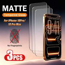 XINHONGYU 3片裝磨砂玻璃螢幕保護貼，相容 iPhone 18 Pro Max/18 Pro/17 Pro Max/17 Air/16 Pro Max/16 Plus/16E/15 Pro Max/14/13/12/11 Pro/12 Mini，減少反光，書寫感如真實紙張，超硬強化玻璃，防刮損，無氣泡 - 無色 - 查看 35