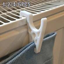 1/3Pcs Drill‑Free Radiator Hanger Hooks, Plastic Multi‑Use Adhesive Hooks For Towels Clothes, Space‑Saving Storage For Bathroom Bedroom Kitchen - Multicolor - View 3