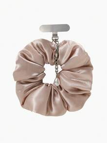 Solid Color Elastic Band Hair Scrunchies, Versatile Daily Hair Ties, Wrist Elastic Phone Accessory Pendant - Multicolor - View 10
