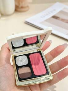 chéeryep 4-Grid Magnetic Makeup Palette, DIY Empty Magnetic Color Palette, Replaceable 4-Grid Storage Box - Magnetic Storage Disc 4 - View 7
