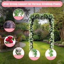DONSU Metal Wedding Flower Stand, Wedding Flower Stand, Gold Flower Stand - 1 - View 2