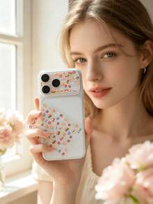 1pc Kawaii Aesthetic Fast Food Pizza Burger DIY Sticker+2pcs Lens Camera Protective Film Anti-Scratch Soft Lens Protector Compatible With IPhone 18promax/18Pro/17promax/17Pro - Lens Sticker 7 - View 1