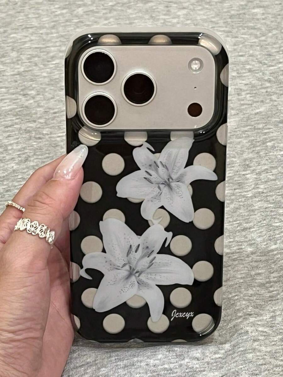 可愛春季花卉手機殼，適用於 iPhone 18 Pro Max 18Pro 17ProMax 17Pro 16 15 14 13 12 Pro Max 11，可愛花卉防震軟背殼