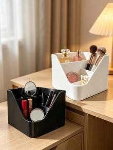 Kotak Penyimpanan Kosmetik Cetak 3D, Organizer Lipstik, Eyeshadow, Kuas Makeup, Kotak Penyimpanan Berbentuk V Multifungsi, Penyimpanan Meja, Dekorasi Rumah, Dekorasi Ruangan, Aksesoris Kamar Mandi, Cocok untuk Meja Rias, Kamar Mandi, Penyimpanan Alat Tulis Meja Kantor - MultiWarna - View 8
