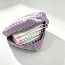 1pc Sanitary Pad Storage Bag, Portable Feminine Hygiene Pouch For Girls, Students, Menstrual Period,Sanitary Pad Bag,Travel Essentials,Back To School - Multicolor - View 13