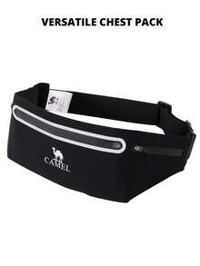 CAMEL CROWN Sports Fanny Pack, Slim Hidden Waist Belt Pouch For Running, Multifunctional Lightweight Phone Holder, Workout & Jogging Gear For Fitness - Black - View 6