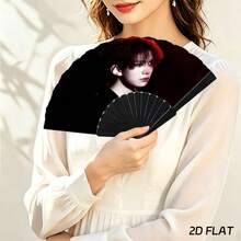 Lx Themed Printed Handheld Fan, Plastic Fan Blade And Frame Design, Portable Cooling Accessory, Perfect For Daily Outdoor Use And Personal Cooling - Multicolor - View 4