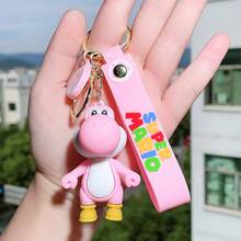 SUPER MARIO BROS. 1pc Anime Character Image Keychain Pendant Cartoon Bubble Dragon Keychain Backpack Car Keychain Prop Gift, Perfect Holiday Gift For Family And Friends - Multicolor - View 9
