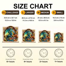 1pc Wooden Asymmetrical Puzzle, Animal Shaped 2D Puzzle Toy, Suitable For Children And Adults, Educational Game, Party, Holiday, Christmas And Birthday Gift, Unique Magic Desktop Decor Creative Wooden Puzzle Gift - Multicolor - View 5