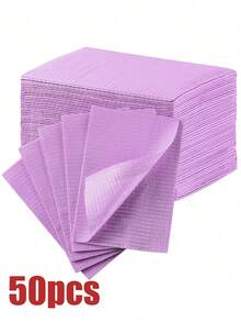 3-Layer Waterproof Disposable Nail Table Mat, Pink Blue Foldable Cleaning Pad, Nail Napkin Tablecloth, Beauty Tattoo Dental Multi-Use Waterproof Cleaning Cloth - Multicolor - View 13