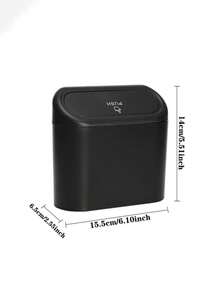 Universal Car Trash Can With Lid, Multi-Functional Leak-Proof Car Storage Box, Car Organizer, Hanging Storage Box, Mini Creative Car Trash Can, Portable Hanging Trash Can, Easy Installation, Convenient To Carry, Suitable For Front And Rear Seats, Car, Office, Bedroom, Home, Etc., Car Storage, Compatible With Multiple Car Models, Essential Gift For Drivers - A - View 8