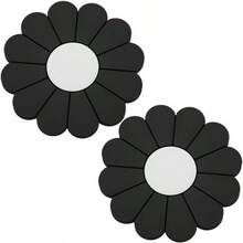 2PCS Daisy Pattern Car Cup Holder Mats, 2.75 Inch Universal Size, Silicone Non-Slip Wear-Resistant, Protect Original Car Cup Holder, Personalized Car Interior Decoration - Daisy Car Cup Holder Coaster - View 8