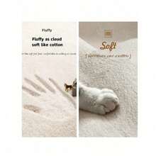 1 Piece Of Colorful Floral Living Room Sofa Carpet, Made Of 6mm Imitation Cashmere Material, Soft And Machine Washable, Ideal For Seasonal Decorations Throughout The Year. - Multicolor - View 10