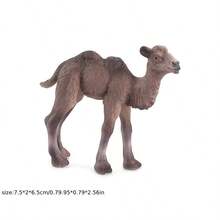 1pc/10pcs Realistic Desert Camel Decoration, Single Hump & Double Hump Camel Model Toy - Multicolor - View 10