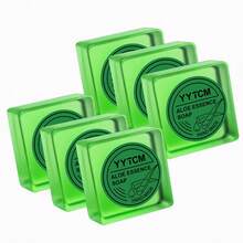 YYTCM 65g Aloe Essence Soap Bar Deep Cleansing, Hydrating Gentle Cleanser For Face, Body & Back For All Skin Types 1/2/6/12pcs - Green - View 12