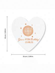 Personalized Name And Year Coaster, Custom Text Drink Coaster With Line Art Party Design, Custom Beverage Coaster, Birthday Party Table Decor, Celebration Drink Mat, Coffee Coaster, Birthday Gift For Friends, Family, Party Hosts And Guests. - Multicolor - View 18