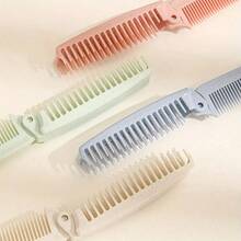 1pc/4pcs Foldable Hair Comb, Portable Travel Folding Brush, Small Folding Comb, Convenient To Put In Wallet And Bag, Double-Sided Pocket Size Folding Comb Set, Suitable For Women, Girls, Men And Ladies, Travel Essential - Multicolor - View 5