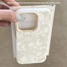 1pc Anti-Drop TPU Lace Soft Shell Precise Cutout Phone Case Protective Cover, Suitable For Apple 7P/8Plus/16/16PLUS/16PRO/16PROMAX, Slight Color Difference May Occur Due To Lighting During Photography - Multicolor - View 2