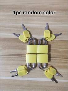8/4/1pc Keyed Padlock, Suitable For Luggage Lock, Backpack Lock, Gym Locker Lock, Suitcase Lock, Classroom Matching Game, Padlock, Suitcase, Game, Padlock, Lock Box, Christmas - Multicolor - View 12
