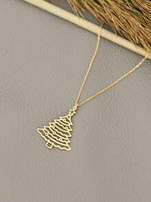 1pc Elegant Pendant Necklace Women's Christmas Party Accessory Gift - 1# - View 8
