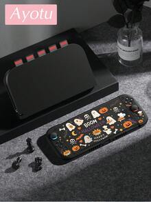 Ayotu Ghost & Bat & Pumpkin Theme Switch Protective Case, Compatible With New Switch 2 (2025)/Switch NS/Switch OLED, Can Be Used In Docking Station Without Removing Protective Case, Universal Game Controller Protective Cover, Switch Game Accessories, Anti-Drop Anti-Scratch, Halloween Theme. - View 9