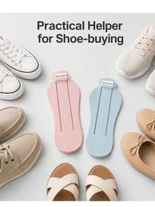 Home Foot Measurement Tool, Plastic Foot Size Ruler, Clear Scale Precise Foot Length Measurement, Multi-Color Minimalist Foot Measuring Ruler, Shoe Selection Auxiliary Measurement Tool, Easy Operation, Quick Home Foot Size Measurement, Suitable For Shoe Size Determination Measurement Device - one-size - View 2