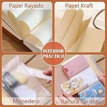 Inspiradores Regalos para Mujeres Niños Nietos Amigos, Regalo Adolescentes Chica Amigas Originales, Cuaderno de Cuero Regalo - tipo de estilo como en la imagen - Ver 5