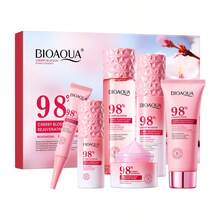BIOAOUA Sakura Yeast Skincare Set 6-Piece, 48-Hour Moisturizing & Nourishing, Relieves Dryness And Roughness, Smooth & Soft Facial Care Set - 6-piece Moisturizing Skincare Gift Set - View 8