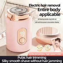 Women's Electric Shaver, Multifunctional Electric Shaver, Suitable For Bikini, Armpit, Leg, Arm, Body, Face, Public Area Hair, Portable, Digital Display, USB Charging, Multifunctional Beauty Device, Perfect Gift For Women - Multicolor - View 3