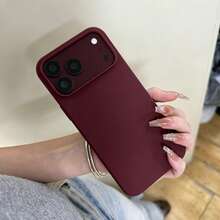 Kompatibel dengan Casing Ponsel 18 Pro 18 Pro Max, Casing Pelindung Ultra Tipis Silikon Cair Tiga Lapisan Karet Lembut Tahan Guncangan, Lapisan Dalam Mikrofiber Anti Gores, Kompatibel dengan iPhone 16e 17e 16 17 15 14 13 11 16 Pro Max 17 Pro Max 12 Mini XS Max XR 7 8 Plus SE 2022 - prem - View 4