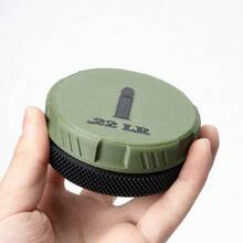 Modular .22 LR Ammo Storage Box 50 Round Interlocking Tactical Dispenser Threaded Stackable Container For Range Bag Hunting - A - View 1