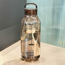 Japanese-Style Minimalist Transparent Polycarbonate Water Bottle, Leak-Proof, High-Temperature Resistant, Portable Tumbler For School, Home, Office, Outdoor, Convenient Carry, Durable And Stylish For Everyday Use - Multicolor - View 8
