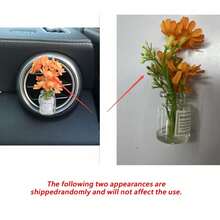 1pc Creative Car Air Vent Decor Clip, Starry Flower Fresh Style Interior Air Conditioning Outlet Decoration - Flower - View 10