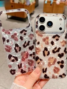 KOOLIFE Fashionable Leopard Print Phone Case, Featuring A Minimalist Elegant Design, Combining Elegance And Style. Unisex. Smooth And Hard Surface, Scratch-Resistant And Wear-Resistant, Durable. Compatible With Iphone 13, 14, 15, 16, 17/18 Series Models (Including Pro And Pro Max Versions). - Pink 42 - View 5