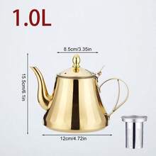 Stainless Steel Tea Pot Set With Removable Filter - Includes Coffee Pot And Filter, Elegant Gift Box Packaging - Suitable For Home, Restaurant, Outdoor Use - Dishwasher- Tea Pot And Cup Set, Teal Green Kitchen Accessory, Perfect For Back To School - Multicolor - View 24
