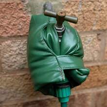 1pc Hot‑ Leather Faucet Freeze Protection Cover, Winter Outdoor Tap Insulated Protective Sleeve For Water Tap Anti‑Freeze - A - View 7