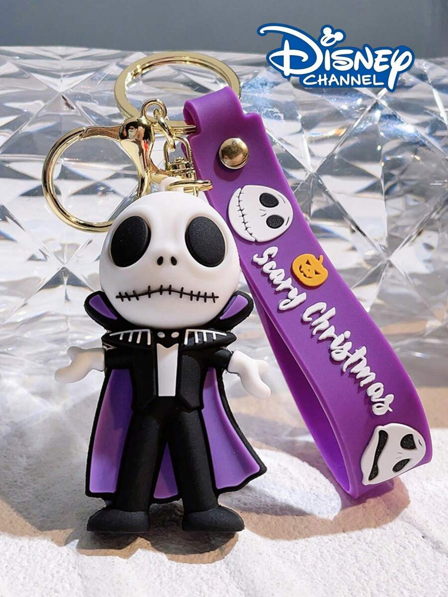 Disney Gantungan Kunci Karakter Kartun Halloween Gaya Gothic Modis, Liontin Dekoratif Multifungsi, Cocok untuk Tas Tangan, Aksesori Kunci Mobil yang Tahan Lama dan Praktis, Pilihan Hadiah yang Tepat untuk Ulang Tahun, Hari Raya, dan Pesta Liburan - MultiWarna - View 1