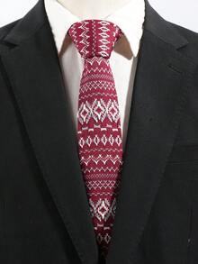 1pc Men's Fashion Casual Diamond Grid Striped Pattern Tie Comfortable Versatile Suitable For Daily Wear Shopping Business Party Banquet Date Matching - Multicolor - View 7