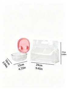 Snack Box, Food Storage Container With Innovative Silicone Finger Grip Lid, With Food Storage Bag, Perfect For Storing Fruits, Nuts, Popcorn, Cookies, Candy, Easy To Grab Snacks While Keeping Hands Clean, Reusable, Suitable For Daily Use, Convenient For Carrying And Travel, Easily Fits In Lunch Bags, Backpacks, Handbags And Picnic Baskets, Perfect For Home, School, Office, Road Trips, Picnics And Parties, Back To School Gift - Multicolor - View 11